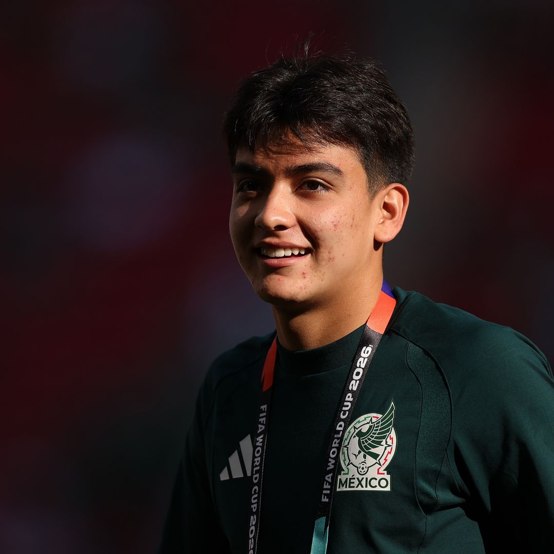 Gilberto Mora previo a un partido con la Selección Mexicana en el Mundial 2026